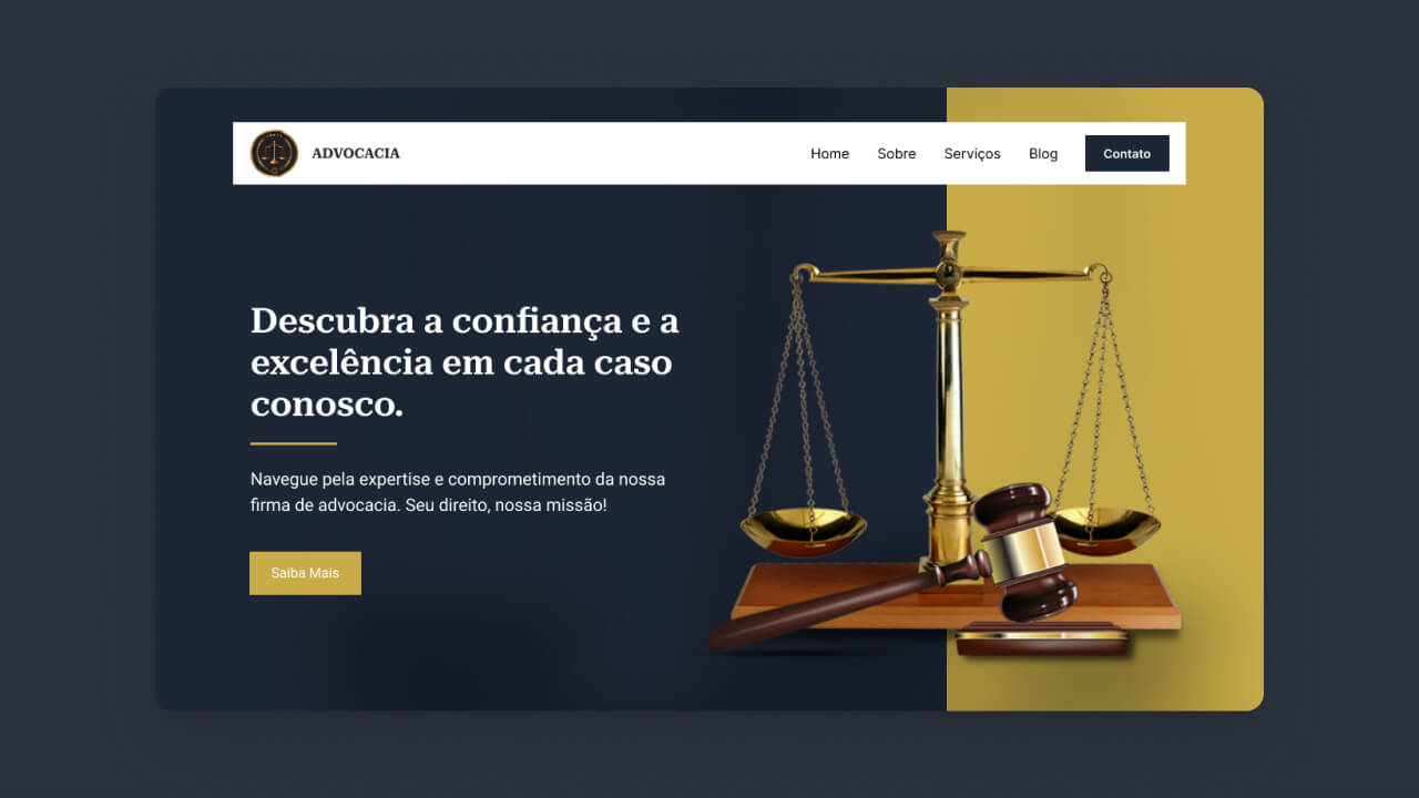 Criação de site para advogados