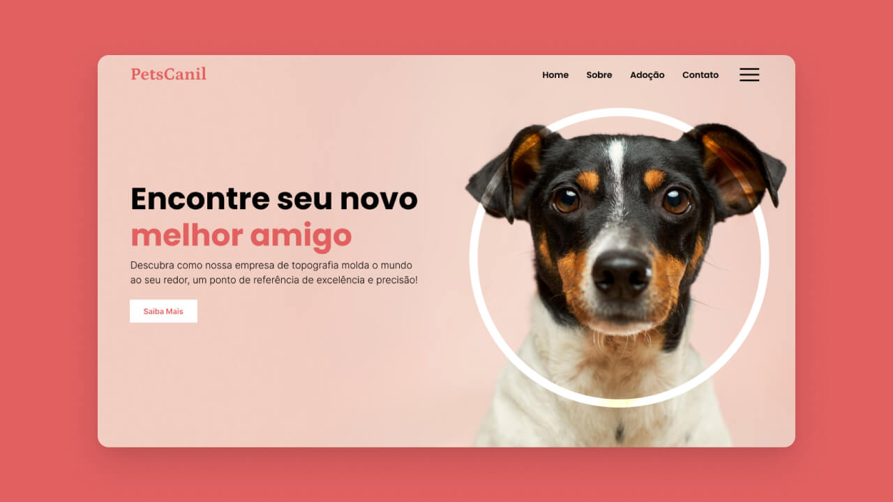 Criação de site para canil