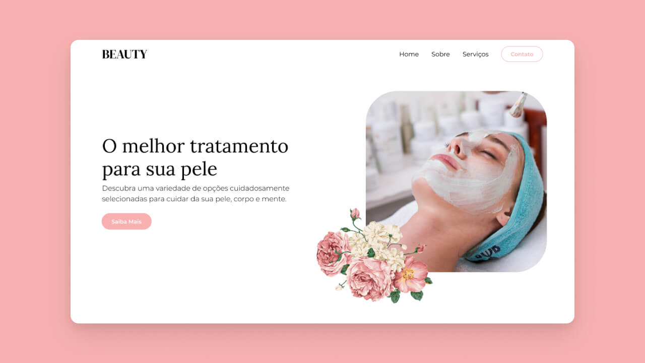 Criação de site para clínica de estética