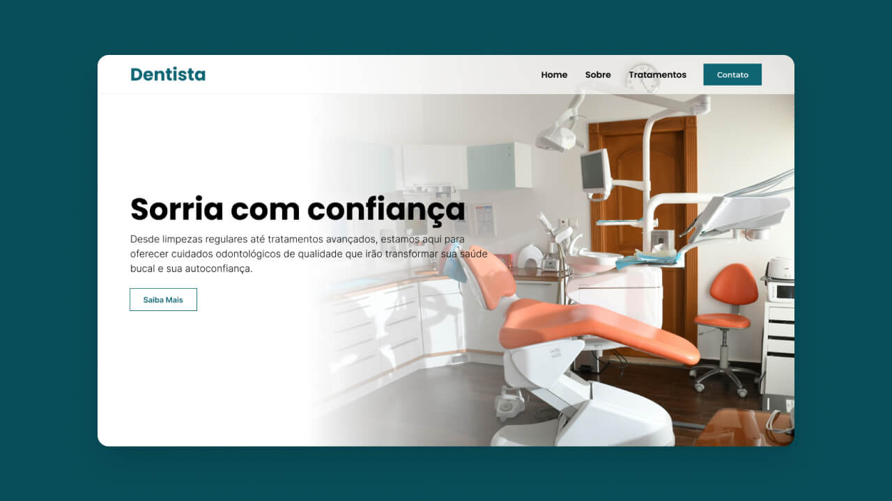 Criação de site para dentistas