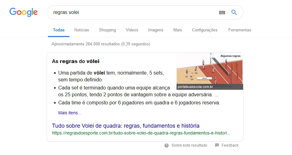 Featured Snippet (posição zero)